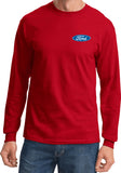 Ford Oval Long Sleeve Shirt Pocket Print - Yoga Clothing for You