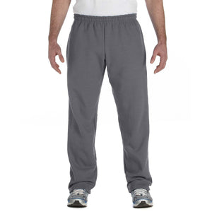 Men's Yoga Heavy Blend Open Bottom Sweatpants - Yoga Clothing for You - 4