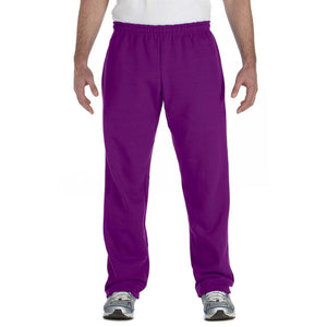 Men's Yoga Heavy Blend Open Bottom Sweatpants - Yoga Clothing for You - 5