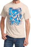 Screaming Blue Skulls T-shirt - Yoga Clothing for You