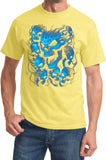 Screaming Blue Skulls T-shirt - Yoga Clothing for You