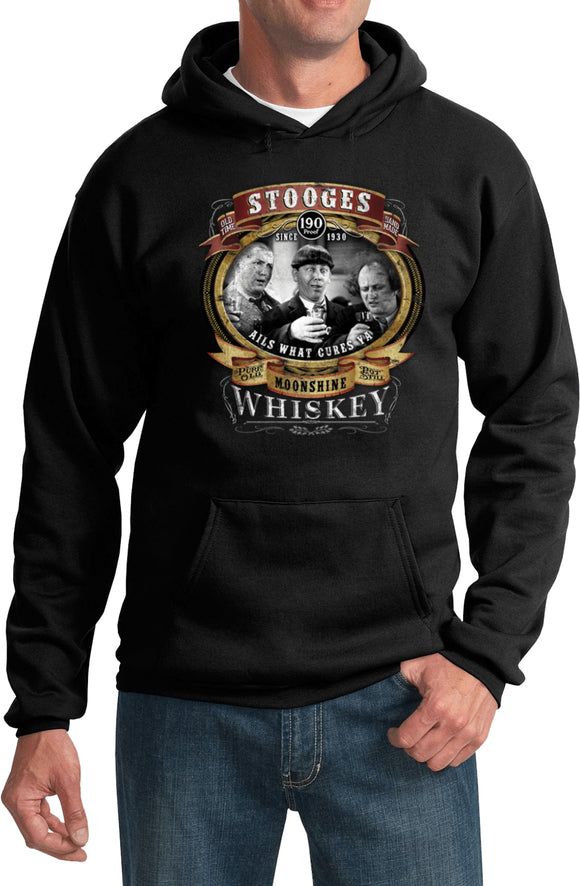Three Stooges Hoodie Moonshine Whiskey - Yoga Clothing for You