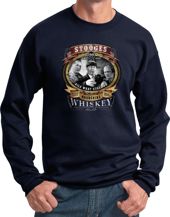 Three Stooges Sweatshirt Moonshine Whiskey - Yoga Clothing for You