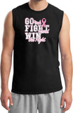Breast Cancer T-shirt Go Fight Win Muscle Tee - Yoga Clothing for You