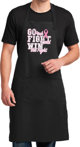 Breast Cancer Apron Go Fight Win - Yoga Clothing for You