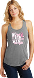 Ladies Breast Cancer Tank Top Go Fight Win Racerback - Yoga Clothing for You