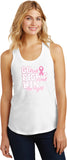 Ladies Breast Cancer Tank Top Go Fight Win Racerback - Yoga Clothing for You