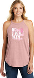 Ladies Breast Cancer Tank Top Go Fight Win Tri Rocker Tanktop - Yoga Clothing for You