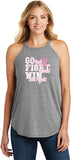 Ladies Breast Cancer Tank Top Go Fight Win Tri Rocker Tanktop - Yoga Clothing for You