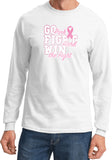 Breast Cancer T-shirt Go Fight Win Long Sleeve - Yoga Clothing for You