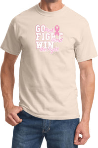 Breast Cancer T-shirt Go Fight Win Tee - Yoga Clothing for You