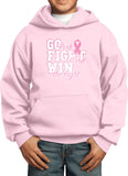 Kids Breast Cancer Hoodie Go Fight Win - Yoga Clothing for You