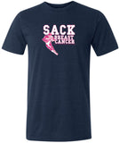 Breast Cancer T-shirt Sack Cancer Tri Blend Tee - Yoga Clothing for You