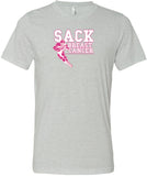 Breast Cancer T-shirt Sack Cancer Tri Blend Tee - Yoga Clothing for You