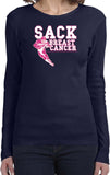 Ladies Breast Cancer T-shirt Sack Cancer Long Sleeve - Yoga Clothing for You
