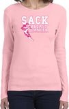 Ladies Breast Cancer T-shirt Sack Cancer Long Sleeve - Yoga Clothing for You