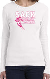 Ladies Breast Cancer T-shirt Sack Cancer Long Sleeve - Yoga Clothing for You