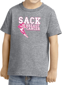 Kids Breast Cancer T-shirt Sack Cancer Toddler Tee - Yoga Clothing for You