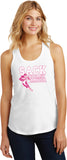 Ladies Breast Cancer Tank Top Sack Cancer Racerback - Yoga Clothing for You