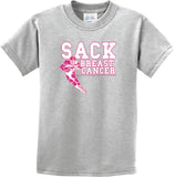 Kids Breast Cancer T-shirt Sack Cancer Youth Tee - Yoga Clothing for You