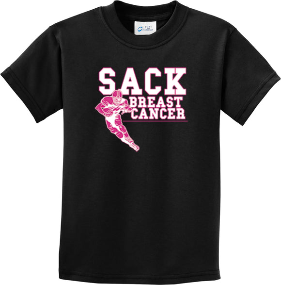 Kids Breast Cancer T-shirt Sack Cancer Youth Tee - Yoga Clothing for You