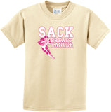 Kids Breast Cancer T-shirt Sack Cancer Youth Tee - Yoga Clothing for You