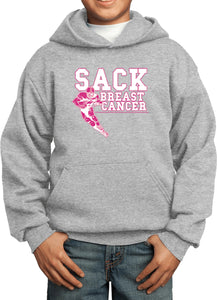 Kids Breast Cancer Hoodie Sack Cancer - Yoga Clothing for You
