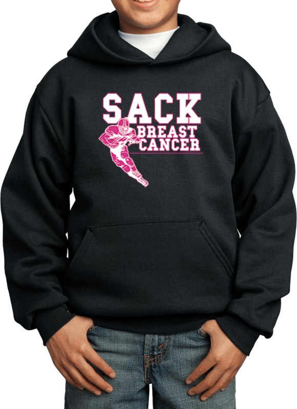 Kids Breast Cancer Hoodie Sack Cancer - Yoga Clothing for You