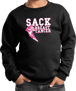 Kids Breast Cancer Sweatshirt Sack Cancer - Yoga Clothing for You