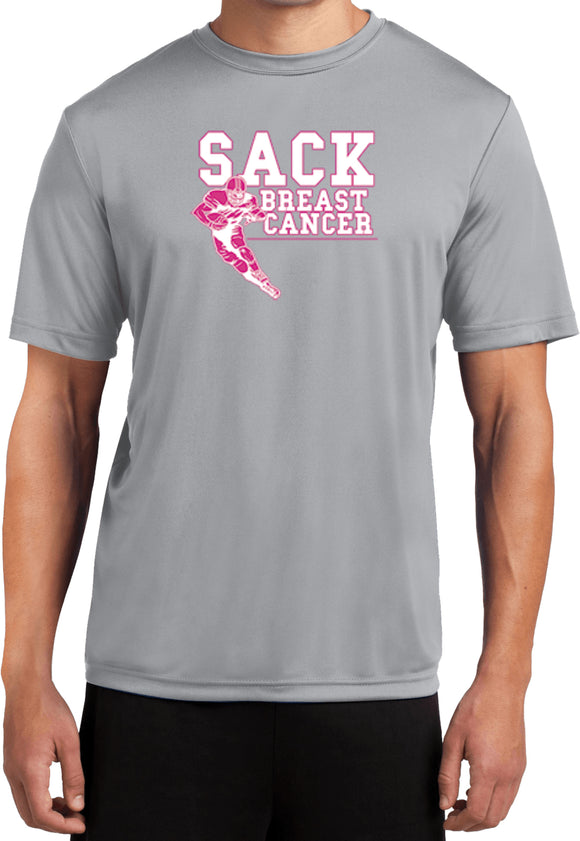 Breast Cancer T-shirt Sack Cancer Moisture Wicking Tee - Yoga Clothing for You