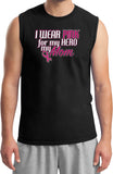 Breast Cancer T-shirt Pink For My Hero Muscle Tee - Yoga Clothing for You