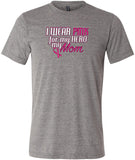 Breast Cancer T-shirt Pink For My Hero Tri Blend Tee - Yoga Clothing for You
