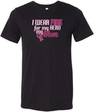 Breast Cancer T-shirt Pink For My Hero Tri Blend Tee - Yoga Clothing for You