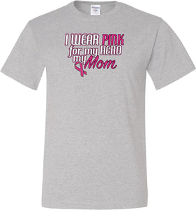 Breast Cancer T-shirt Pink For My Hero Tall Tee - Yoga Clothing for You