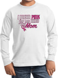 Kids Breast Cancer T-shirt Pink For My Hero Youth Long Sleeve - Yoga Clothing for You