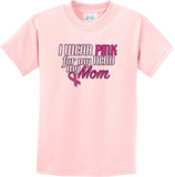 Kids Breast Cancer T-shirt Pink For My Hero Youth Tee - Yoga Clothing for You