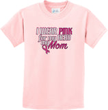 Kids Breast Cancer T-shirt Pink For My Hero Youth Tee - Yoga Clothing for You