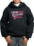 Kids Breast Cancer Hoodie Pink For My Hero - Yoga Clothing for You