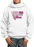 Kids Breast Cancer Hoodie Pink For My Hero - Yoga Clothing for You