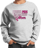 Kids Breast Cancer Sweatshirt Pink For My Hero - Yoga Clothing for You