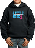 Kids Breast Cancer Hoodie Battle Mode - Yoga Clothing for You