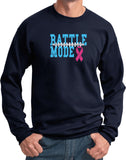 Breast Cancer Sweatshirt Battle Mode - Yoga Clothing for You