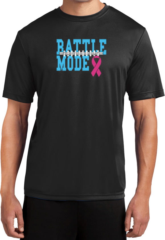 Breast Cancer T-shirt Battle Mode Moisture Wicking Shirt - Yoga Clothing for You