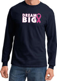 Breast Cancer Awareness T-shirt Dream Big Long Sleeve - Yoga Clothing for You