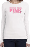 Ladies Breast Cancer T-shirt My Team Wears Pink Long Sleeve - Yoga Clothing for You