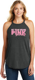 Ladies Breast Cancer Tank Top My Team Wears Pink Tri Rocker Tank - Yoga Clothing for You