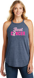 Ladies Breast Cancer Tank Top Beat Cancer Tri Rocker Tanktop - Yoga Clothing for You