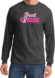 Breast Cancer T-shirt Beat Cancer Long Sleeve - Yoga Clothing for You