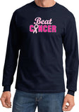 Breast Cancer T-shirt Beat Cancer Long Sleeve - Yoga Clothing for You