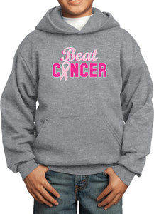 Kids Breast Cancer Hoodie Beat Cancer - Yoga Clothing for You